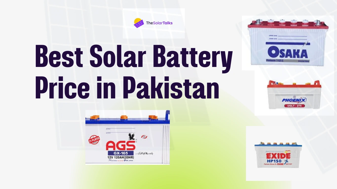 Best Solar Battery in Pakistan